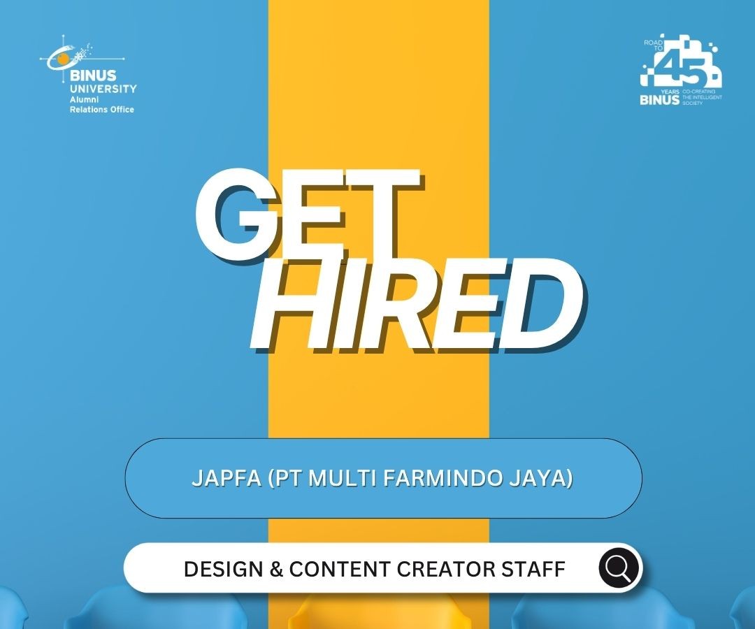 [JOB VACANCY] - JAPFA (Design and Content Creator Staff)