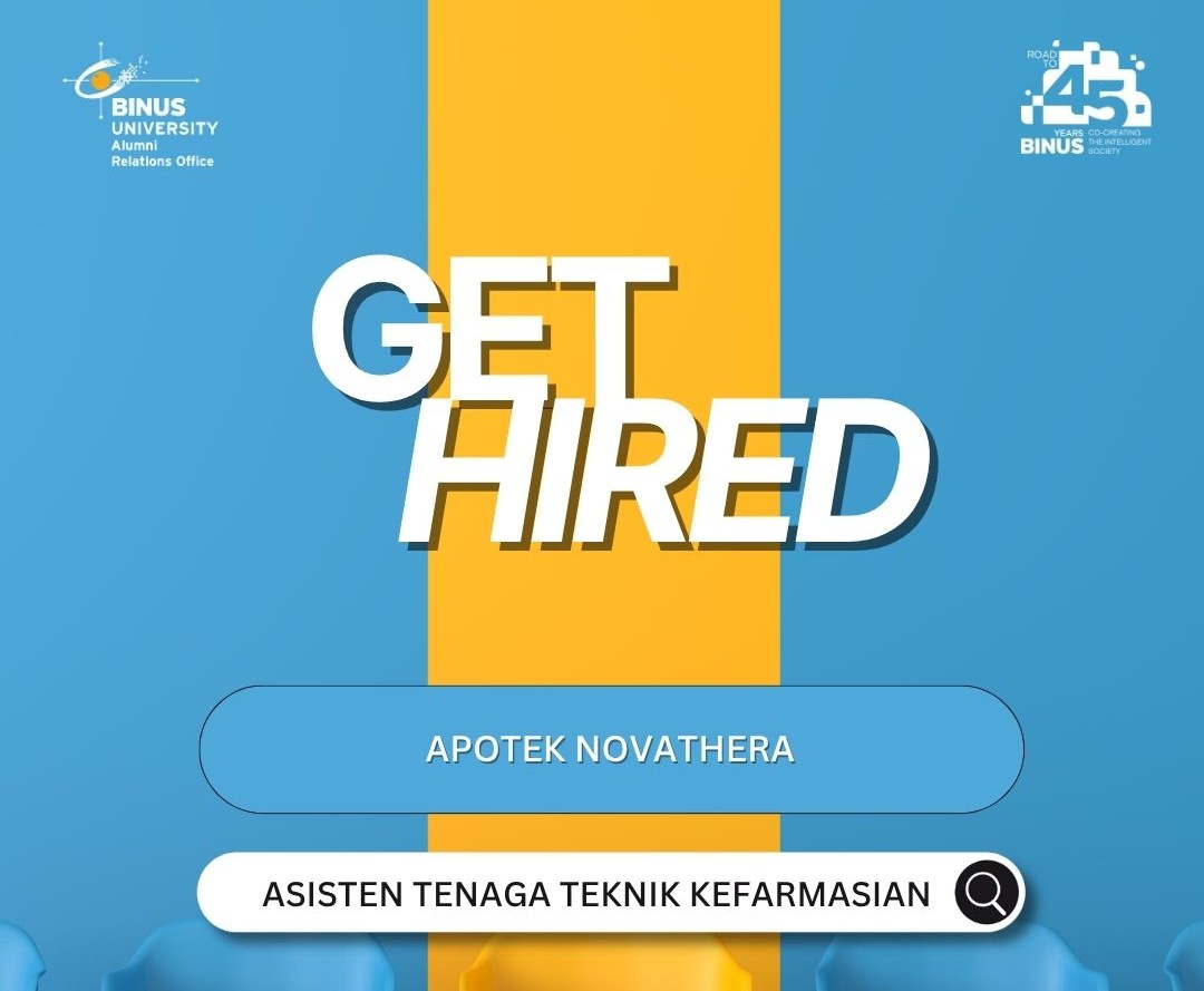 [JOB VACANCY] - APOTEK NOVATHERA