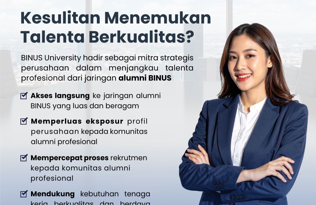 BINUS Alumni Menawarkan Kerjasama Open Recruitment dan Internship