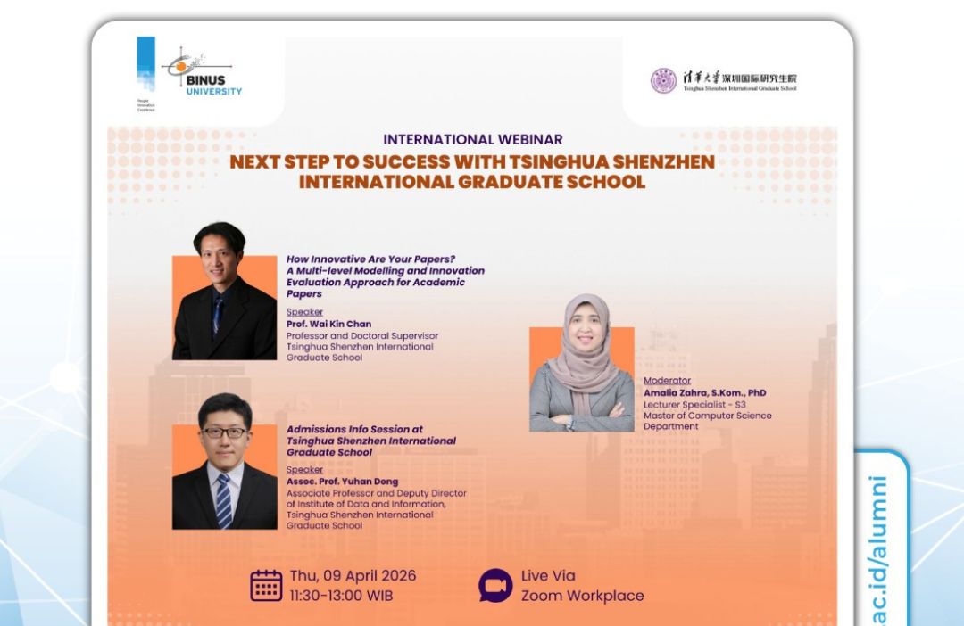INTERNATIONAL WEBINAR: NEXT STEP TO SUCCESS WITH TSINGHUA SHENZHEN INTERNATIONAL GRADUATE SCHOOL