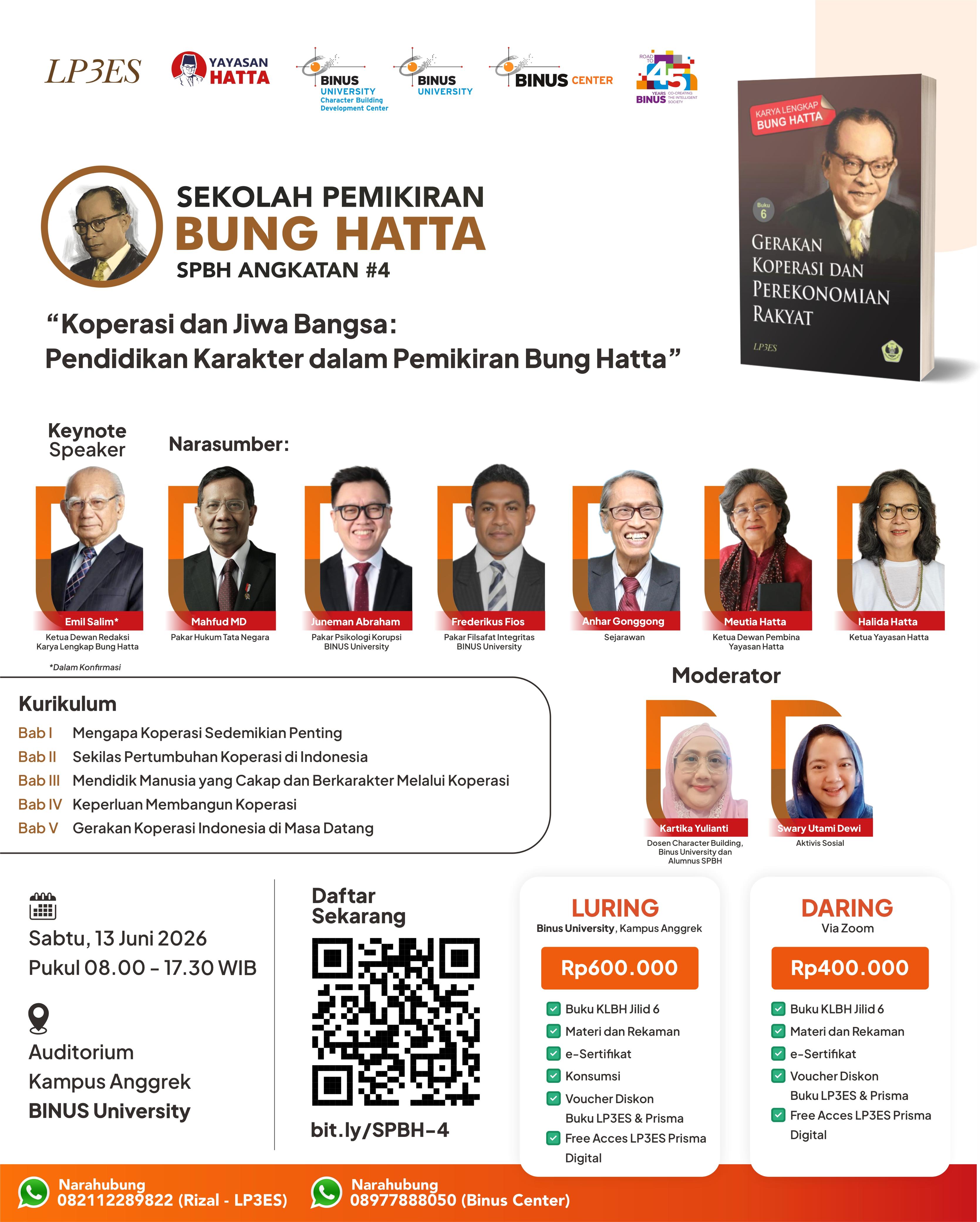 SEKOLAH PEMIKIRAN BUNG HATTA (SPBH) ANGKATAN #4 