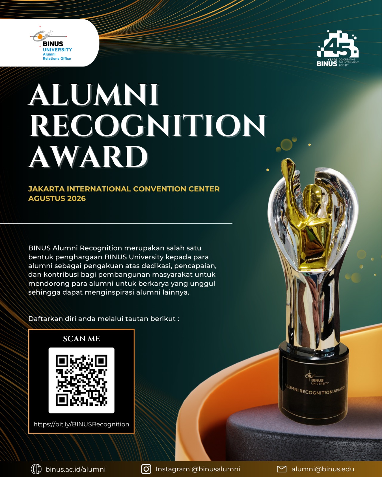 Alumni Recognition Award 2026