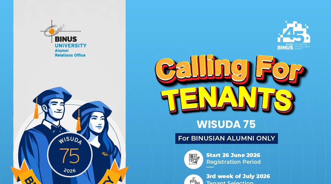 Calling for Tenants Wisuda 75