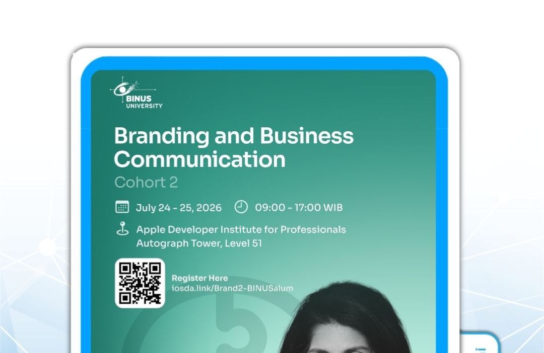 BINUS and Apple Developer Institute for Professionals - Branding and Business Communication