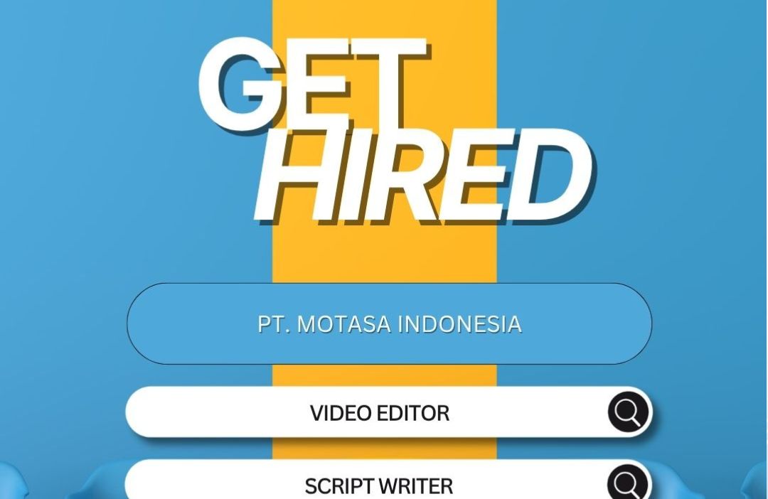 [JOB VACANCY] - PT. MOTASA INDONESIA