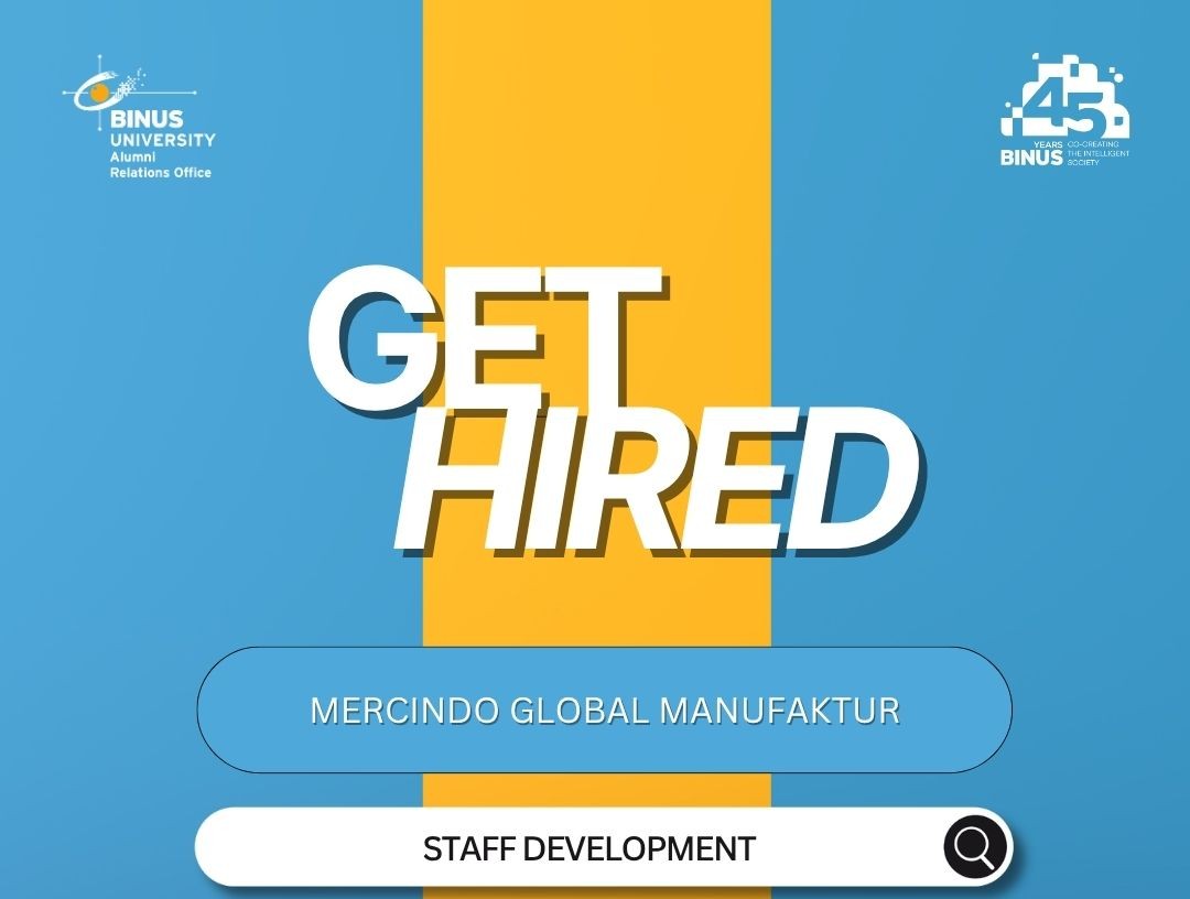 [JOB VACANCY] - PT. Mercindo Global Manufaktur