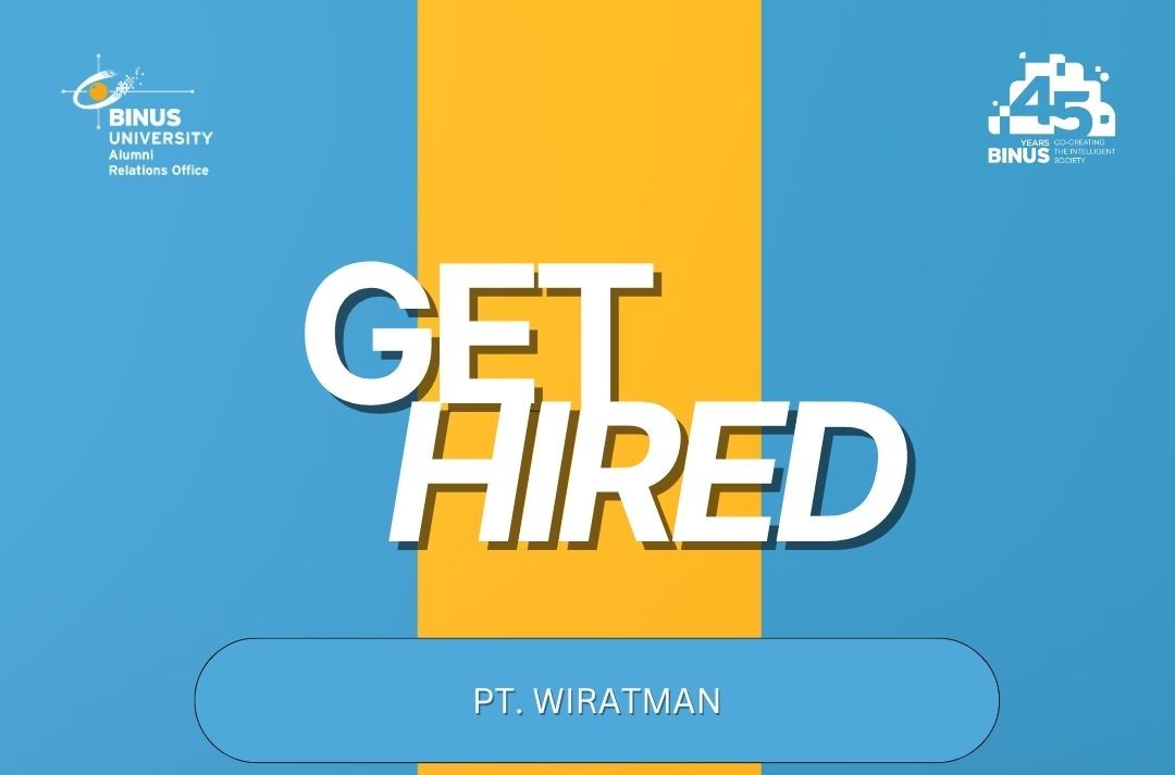 [JOB VACANCY] - PT. Wiratman