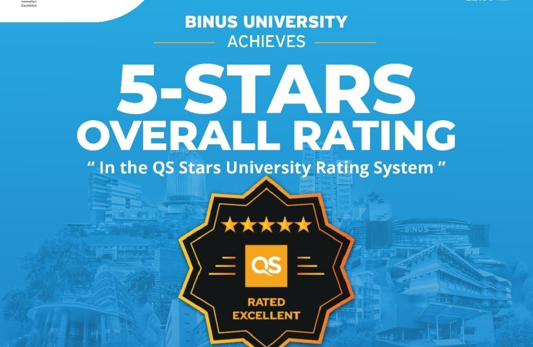 BINUS University berhasil meraih 5-Star Overall Rating dari QS Stars™ Rating System