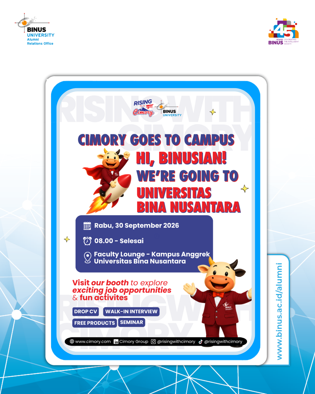 Cimory Goes to Campus