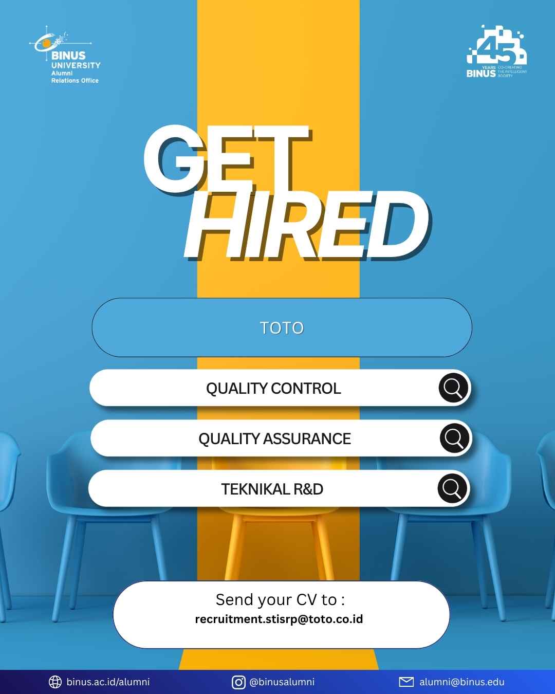 [JOB VACANCY] - TOTO