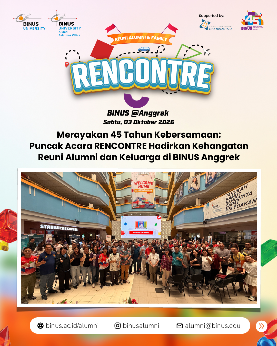 RENCONTRE BINUS @Anggrek