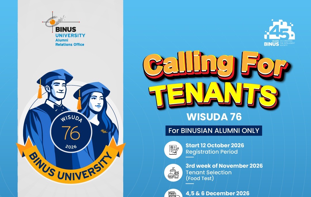 Calling for Tenants Wisuda 76