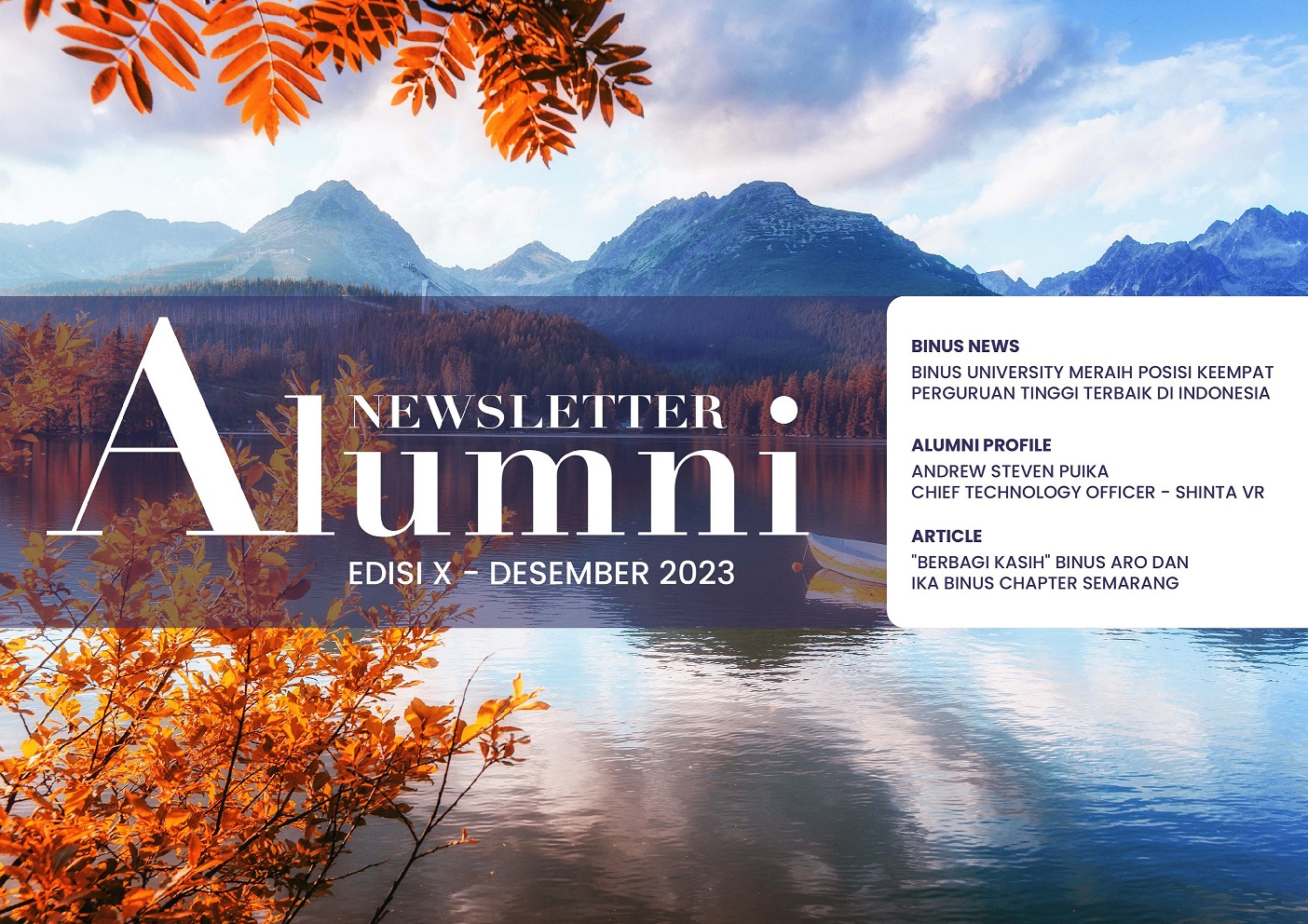 Alumni Newsletter Edisi X - Desember 2023